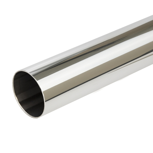 1.5" Round Handrail (.050 wall) Sample 12" Long - Polished Stainless