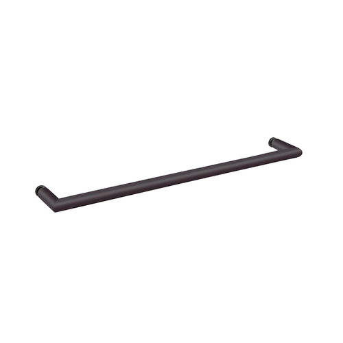 18" Single-Sided Round Tubing Towel Bar With Mitered Corners - Oil Rubbed Bronze