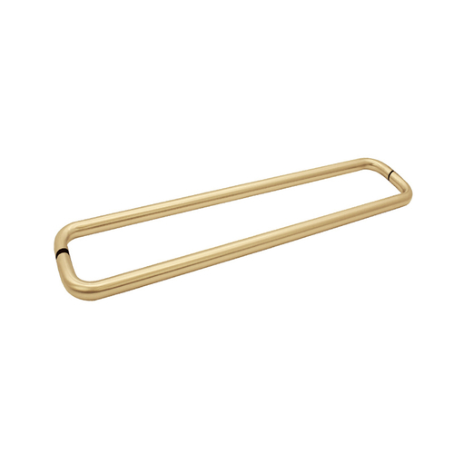 18" x 18" Tubular Towel Bar Back-To-Back No Washers - Satin Brass