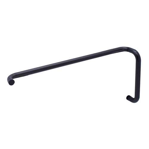 6" Pull Handle 24" Towel Bar Combo No Washers - Matte Black