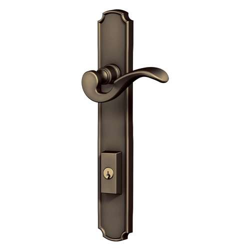 Bismark Multi Point Trim Inactive Outside and Active Inside Configuration 3 Antique Brass Finish