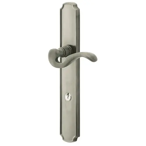 Bismark Multi Point Trim Inactive Outside and Active Inside Configuration 1 Lifetime Satin Nickel Finish