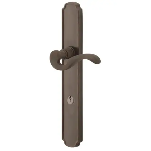 Bismark Multi Point Trim Keyed Entry with Turn Knob Configuration 1 Venetian Bronze Finish