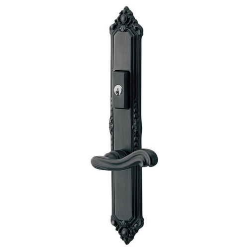 Kensington Multi Point Trim Keyed Entry with Turn Knob Configuration 6 Oil Rubbed Bronze Finish