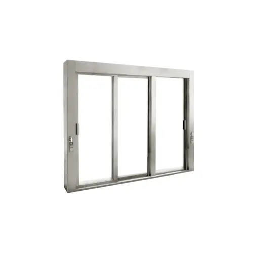 Manual Deluxe Sliding Window - XOX - Satin Anodized