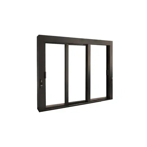 Manual Deluxe Sliding Window - XOX - Dark Black/Bronze Anodized