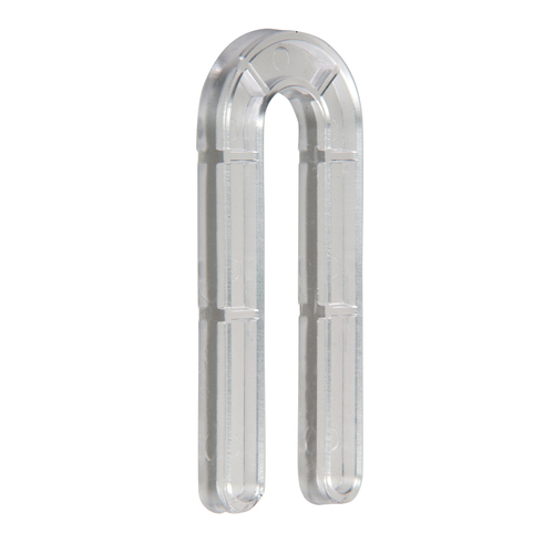 CRL CHS14-XCP100 Clear 1/4" x 3-1/2" Plastic Horseshoe Shims - pack of 100