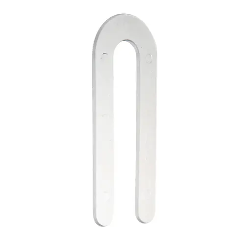 Clear 1/16" x 3-1/2" Plastic Horseshoe Shims - pack of 100