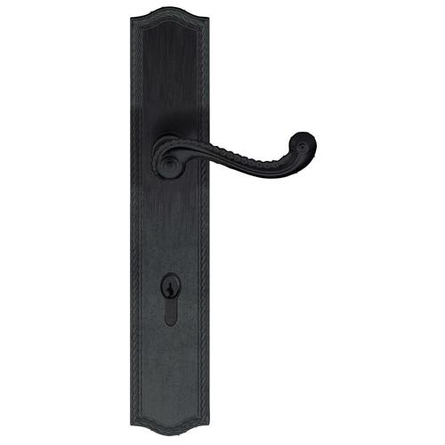 Bristol Multi Point Trim Keyed Entry with Turn Knob Configuration 4 Distressed Oil Rubbed Bronze Finish