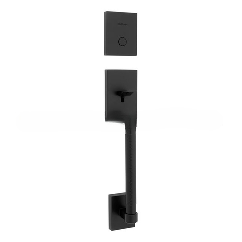 Stone Harbor Hardware Turin - Manija Para Puerta Con Roseta Cuadrada Pestillo De Paso Pasilloarmario Niquel Satinado