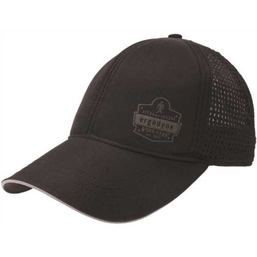 Ergodyne 12604 8937 Black Performance Cooling Baseball Hat