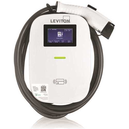 Leviton 000-EV80S-000 80a Level 2 Ev Charging Station Management Software And Lcd Screen