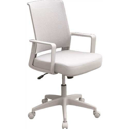 BOSS Office Products B6376GY-GY Gray Frame Task Chair-Matching Gray Mesh Back/seat Cushion