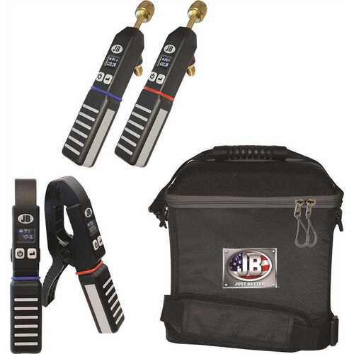 JB INDUSTRIES CC-2-CP Climate Class Probe Kit - 2 Temp Clamps, 2 Pressure Probes