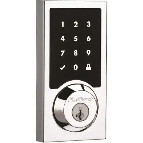 Smartcode    916 Electronic Deadbolt With Zigbee, Polished Chrome