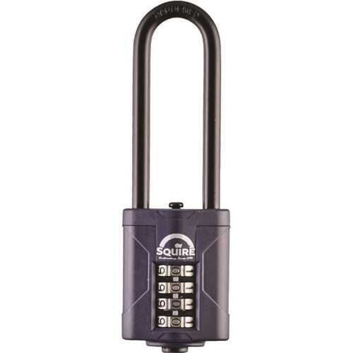 Squire Locks SQ-CP40/2.5 Weathershield    Combination Padlock, 4 Wheel, Extra Long Shackle