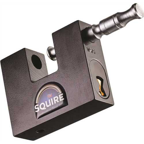 Squire Locks SQ-WS75S KA Stronghold Straight Shackle Freight Container Lock, Keyed Alike