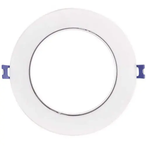 Lightolier 911401837184 8" LED Flat Downlight, Square, 1100/1300 Lumen, 5 Cct, 18 Watt White