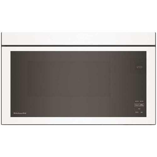 KitchenAid KMMF330PWH 1.1 Cu. Ft. Over-The-range Microwave Flush Built-In,white