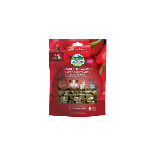 MANNA PRO PRODUCTS LLC 104-723-060 Baked Treats with Bell Pepper for Small Pets 3-oz