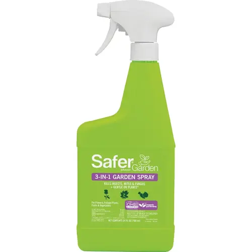 Garden 3-In-1 24 Oz. Ready To Use Trigger Spray Insecticidal Soap with Fungicide Insect Killer