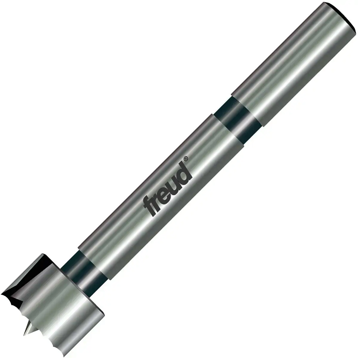 Freud 3/4-Inch Forstner Drill Bit | Serrated Edge, Flat-Bottom Holes, 3/8-Inch Shank (PB-005)