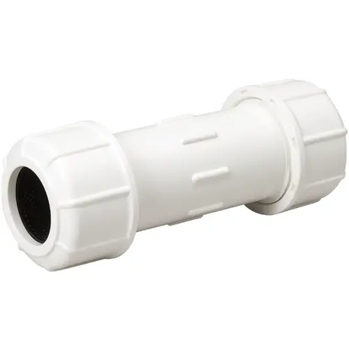 1-1/2 In. x 1-1/2 In. Compression PVC Coupling