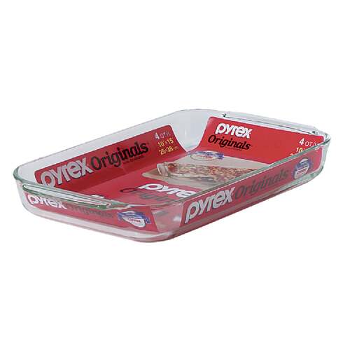 Pyrex 6001040 DISH BAKING RECT GLS 15X10X2IN