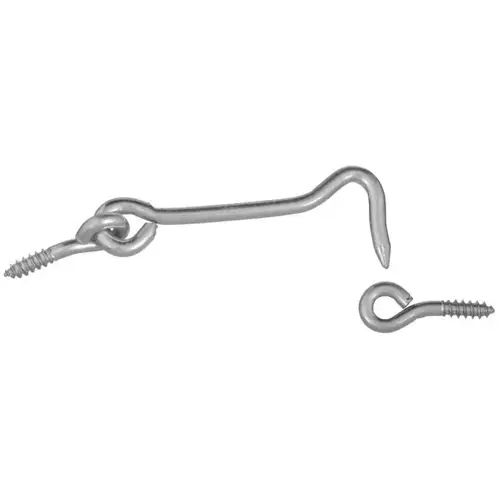 V2000 3" Hook & Eye Zinc Plated Finish - pack of 20