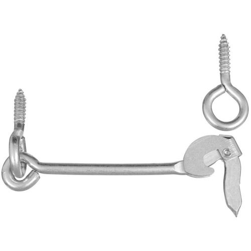 V2124 6" Safety Gate Hook Zinc Plated Finish - pack of 5