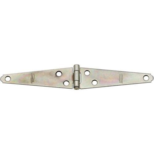 National Hardware N127506-XCP10 280BC 4" Light Strap Hinge Zinc Plated Finish - pack of 10