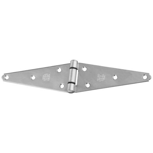 National Hardware N205211 SP282BC 6" Heavy Strap Hinge Zinc Plated Finish