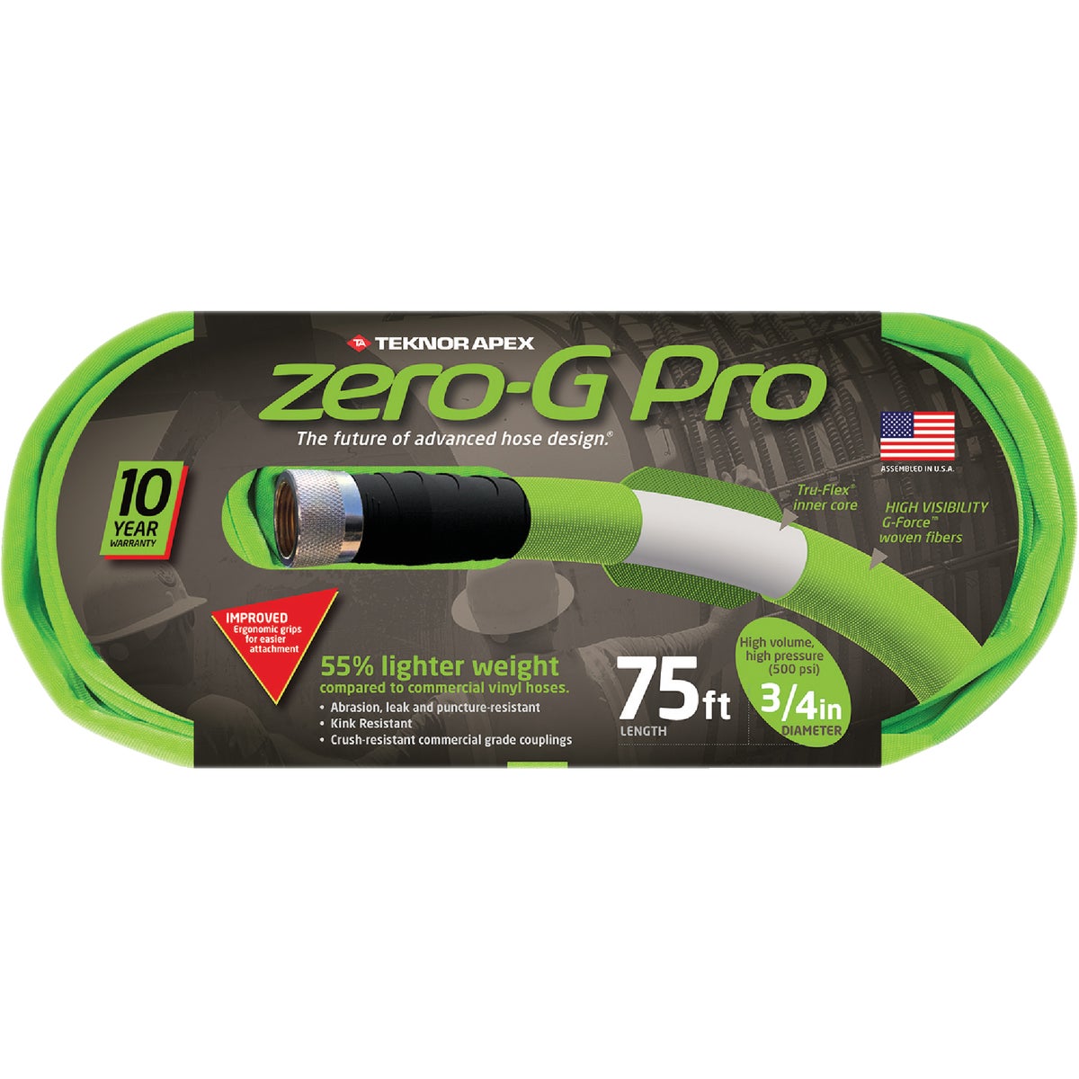 Teknor Apex 4300-75 Garden Hose Zero-G Pro 3/4