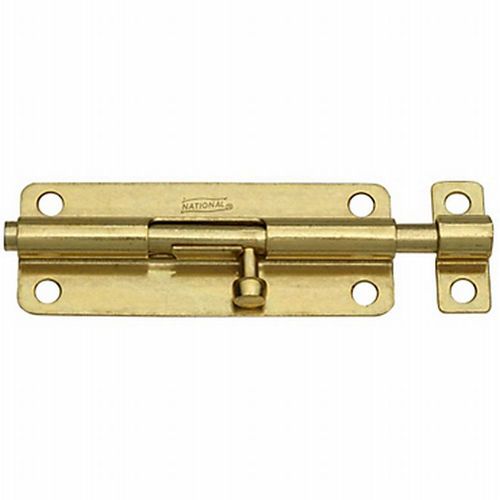 V834 5" Barrel Bolt Brass Finish