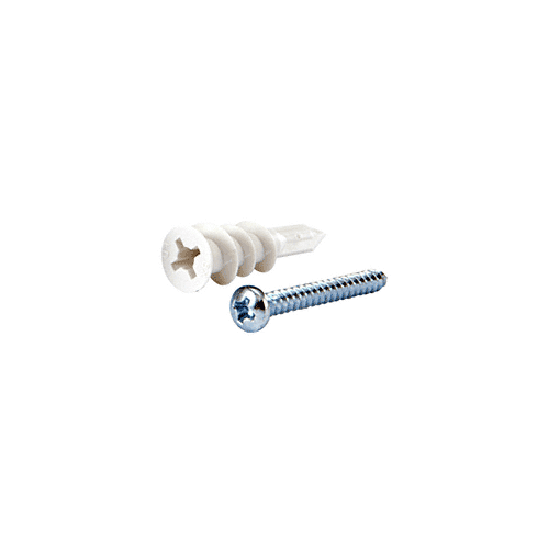 CRL 5006902S Dry Wall Plastic Lite Anchor with #6 Screws