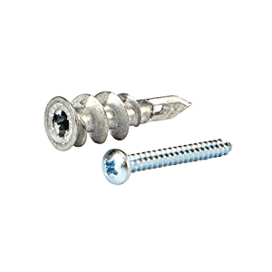 CRL 5000902S Zinc Dry Wall Anchors with #8 Screws