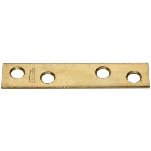 V118 3" x 5/8" Mending Brace Brass Finish - pack of 10