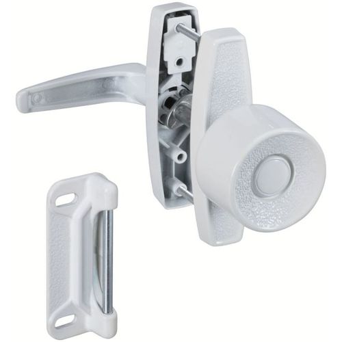 V1307 Universal Knob Latch White Finish - pack of 3