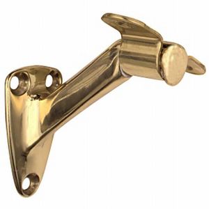 National Hardware N216168 V1959 Handrail Bracket Solid Brass Finish