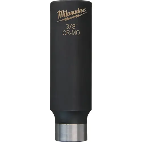 SHOCKWAVE Impact Duty Series Deep Impact Socket, 1/2 in Socket, 3/8 in Drive, Square Drive Black Phosphate