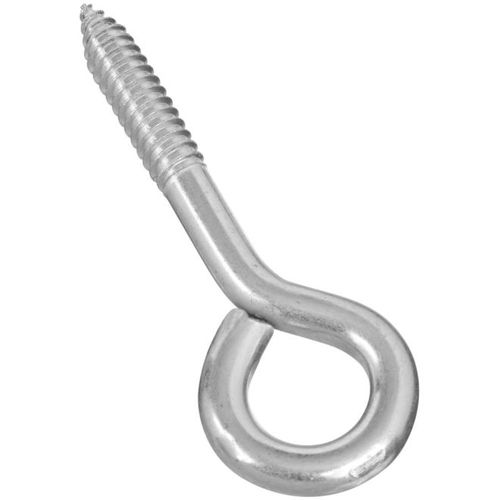 2150BC 7/16" x 5-1/4" Lag Screw Eye Zinc Plated Finish