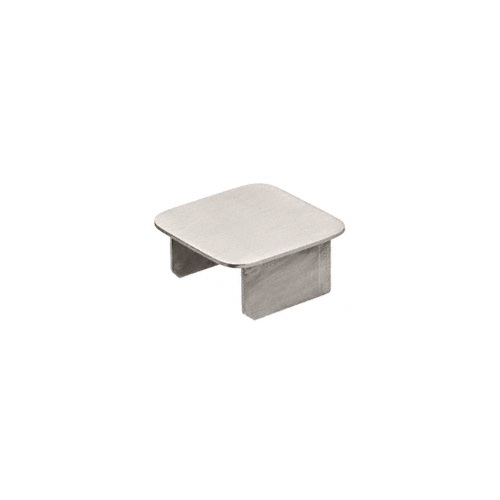 Brushed Stainless 2" Square End Cap