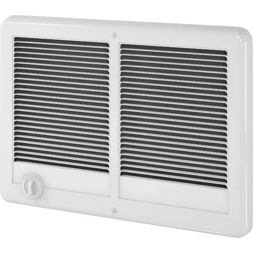 Com-Pak 3000W 240V Twin Electric Fan-Forced Heater with Thermostat, White