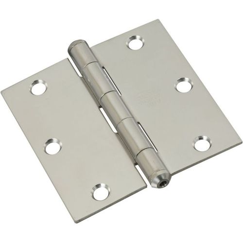 V514 3-1/2" x 3-1/2" Door Hinge Stainless Steel Finish