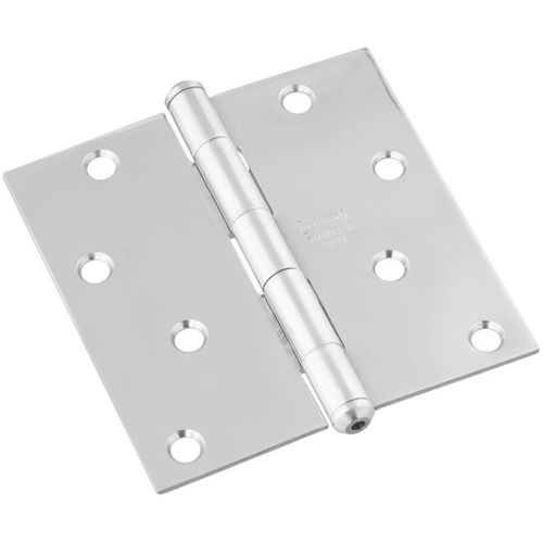 V514 4" x 4" Door Hinge Stainless Steel Finish