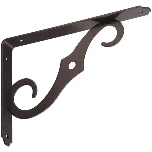 152BC 8" x 5-1/2" Ornamental Shelf Bracket Antique Bronze Finish