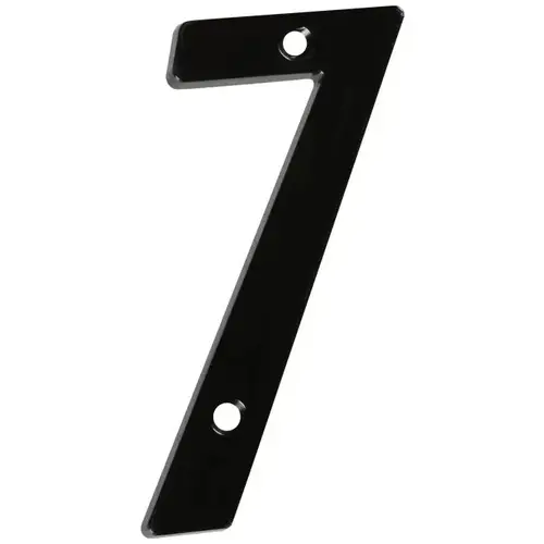V871 4" House Number 7 Black Finish - pack of 5