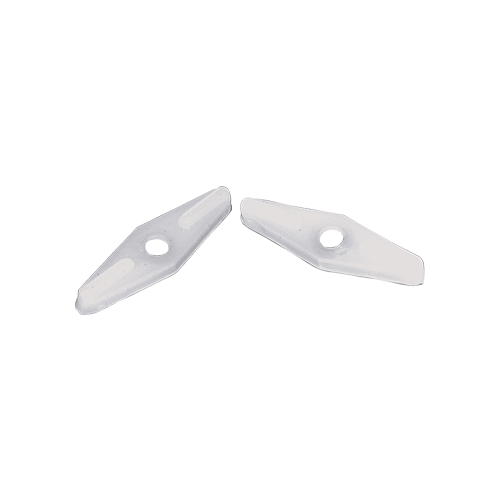 White Nylon Double Flush Screen Clips - Bulk