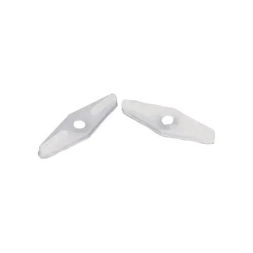 White Nylon Double Flush Screen Clips - Bulk - pack of 100