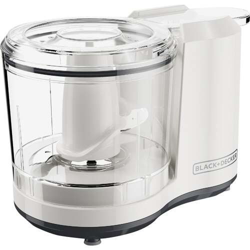 Black & Decker HC150B 1.5 Cup One-Touch Food Chopper White